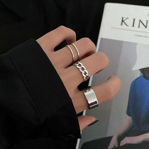 Silver Ring Set